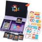 Coffret Magnétique 2-en-1 : Formes Géométriques Coffret Magnétique 2-en-1 : Formes Géométriques