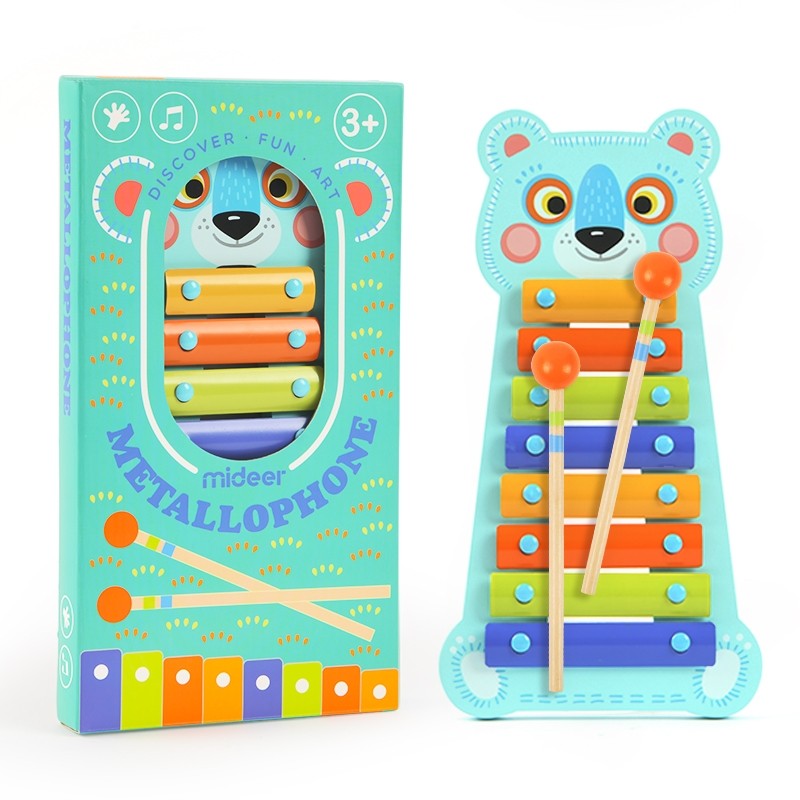 Xylophone métallique Ourson Xylophone métallique Ourson