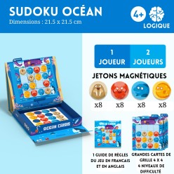 Sudoku - Océan - Grille 4x4