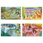 Coffret 4 puzzles - Animaux - 329 pièces Coffret 4 puzzles - Animaux - 329 pièces
