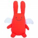 Ange Lapin Doudou Musical 24Cm - Coton Bio Corail