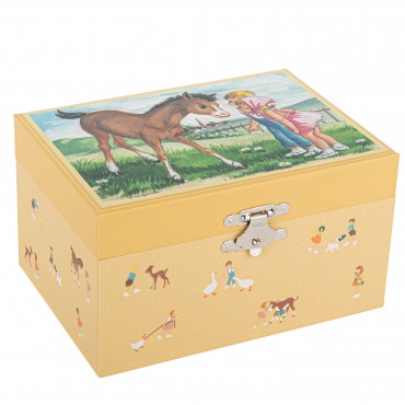 Music Box Young Horse - Children Memories © Jeanne Lagarde