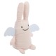 Musical Angel Bunny Comforter 24Cm - Pouder Pink Linen