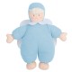 Ange Doudou Musical 24Cm - Coton Bio Bleu Ciel