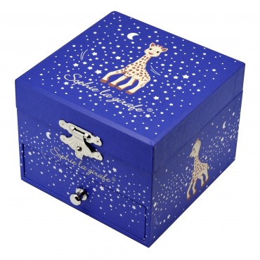 Photoluminescent Musical Cube Box Sophie the Giraffe© Milky Way - Glow in dark