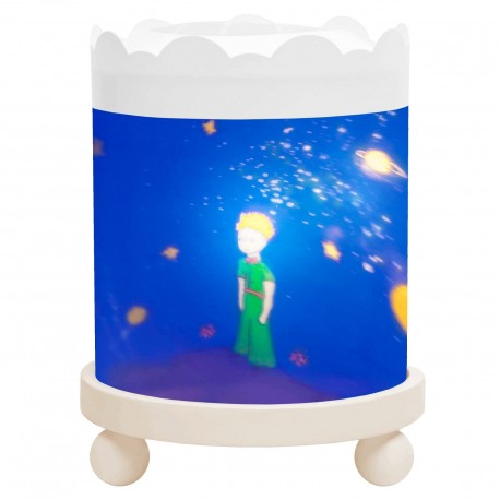 Night Light - Magic Merry Go Round Little Prince© - White 12V