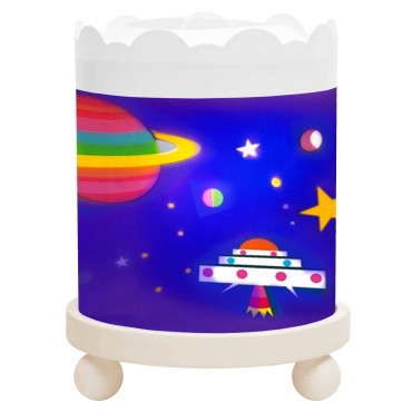 Night Light - Magic Merry Go Round Space - White 12V