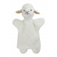 Marionnette Doudou Mouton 26 Cm - Fabriqué en Europe - Jouet 1er Age