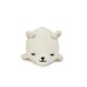 nemu nemu Plush - SHIRO - The Polar Bear - Size S - 13 cm 