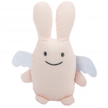 Angel Bunny Comforter 20Cm - Pouder Pink Organic Cotton