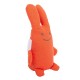 Angel Bunny Comforter with Rattle 20Cm - Orange Organic Coton