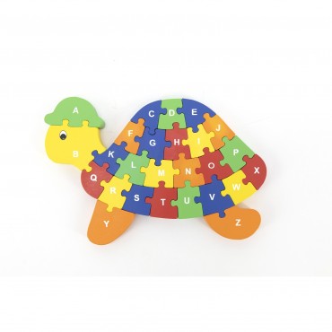 Tortue puzzle chiffres et lettres FSC