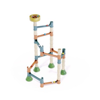 PLAYBIO Bioplastique - Migoga Marble Run - 46 pièces