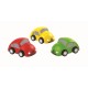 3 mini Voitures vert/rouge/jaune