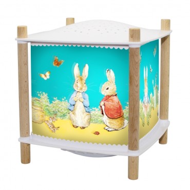 Veilleuse - Lanterne ReVOLUTION 2.0 - Peter Rabbit© - Bluetooth, Musicale, Détection des Pleurs & USB Rechargeable