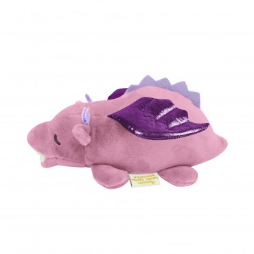 Peluche nemu nemu - DRAGONA - Dragon Rose - Taille S - 16 cm