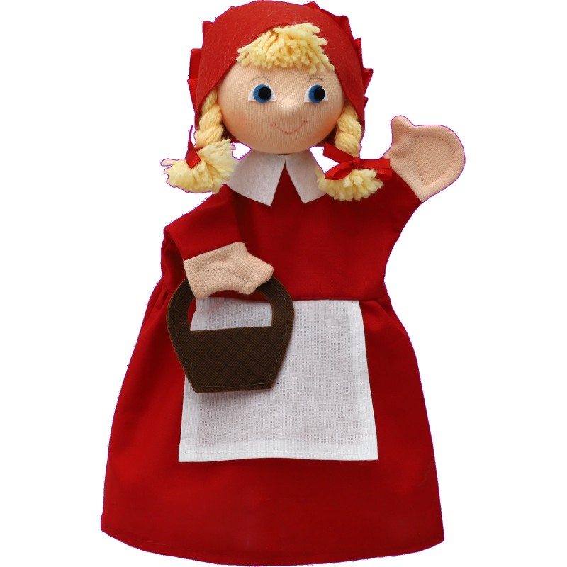 Marionnette 30 cm - Chaperon Rouge Marionnette 30 cm - Chaperon Rouge