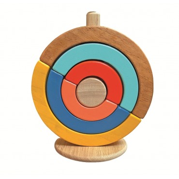 Culboto Circulaire - Jouet en Bois à Empiler - Montessori - 18M+ Jouet en Bois