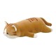 Peluche nemu nemu - MUGI - Chat Brun - Taille L - 54 cm 