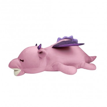 Peluche nemu nemu - DRAGONA - Dragon Rose - Taille L - 56 cm