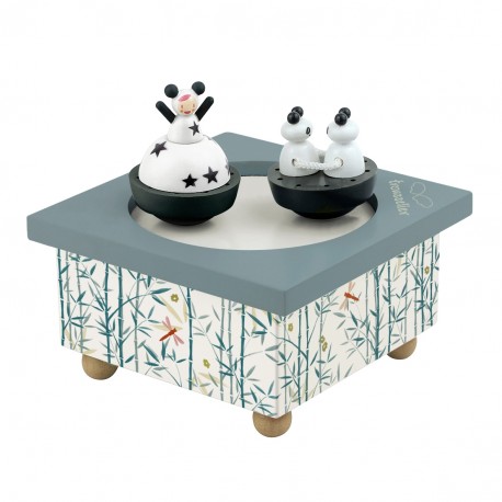 Dancing Music Box Girl & Panda