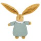 Soft Bunny Fluffy 20Cm - Celadon Green Cotton Bio