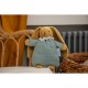 Soft Bunny Fluffy 20Cm - Celadon Green Cotton Bio