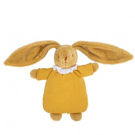 Soft Bunny Fluffy 20Cm - Mustard Organic Cotton