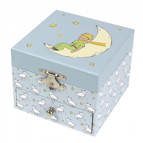 Photoluminescent Musical Cube Box Little Prince© with sheep - Glow in dark