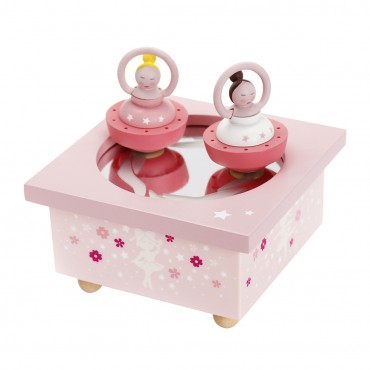 Dancing Music Box Ballerina Pink