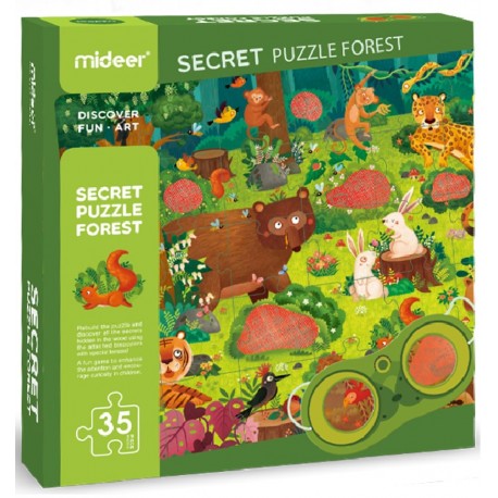 Puzzle Détective Forêt - Lunettes