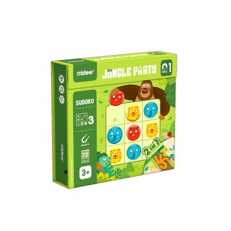 Sudoku Animaux - Niveau 1 - 3 ans et plus - 72 challenges à relever