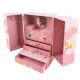 Armoire Musicale Princesse - Rose - Figurine Princesse