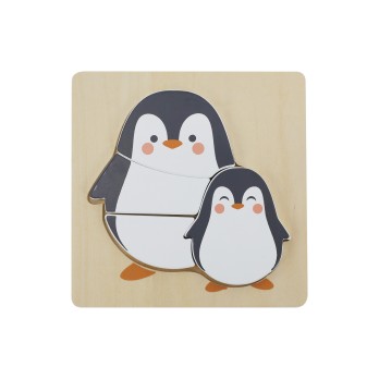 Puzzle à Encastrer - Pingouin