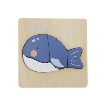 Puzzle à Encastrer - Baleine