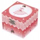 Photoluminescent Musical Cube Box Ballerina - Dark Pink - Glow in dark