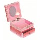 Photoluminescent Musical Cube Box Ballerina - Dark Pink - Glow in dark