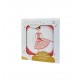 Photoluminescent Musical Cube Box Ballerina - Dark Pink - Glow in dark