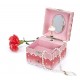 Photoluminescent Musical Cube Box Ballerina - Dark Pink - Glow in dark