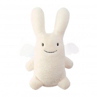 Ange Lapin Doudou Musical - Ivoire 24Cm