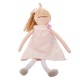 Poupée Robe Coton Bio Rose Poudré 30Cm