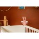 Angel Bunny Comforter 20Cm - Organic Cotton Pink Linen