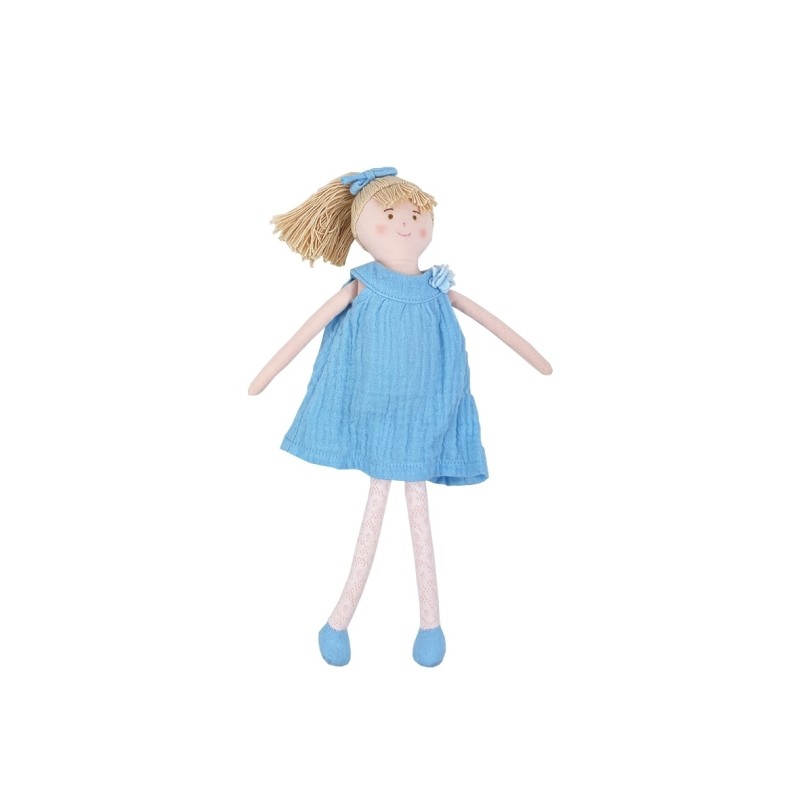 Poupée 30 cm - Bleu Ciel Poupée 30 cm - Bleu Ciel