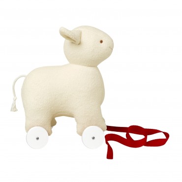 Sheep On Wheels 32Cm