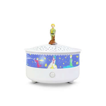 Night Light - Star Projector Little Prince© 14 Cm - Musical - Cry Detection - USB Rechargeable