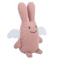 Doudou Hochet 20 cm - Ange Lapin - Vieux Rose Doudou Hochet 20 cm - Ange Lapin - Vieux Rose