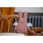 Doudou Hochet 20 cm - Ange Lapin - Vieux Rose Doudou Hochet 20 cm - Ange Lapin - Vieux Rose