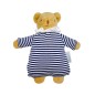 Doudou Hochet 20 cm - Ours Nid d'Ange - Marinière Doudou Hochet 20 cm - Ours Nid d'Ange - Marinière