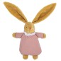 Doudou Hochet 20 cm - Lapin Nid d'Ange - Vieux Rose Doudou Hochet 20 cm - Lapin Nid d'Ange - Vieux Rose