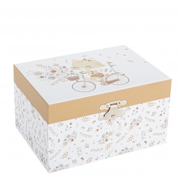 Music Box Cat in Meadow